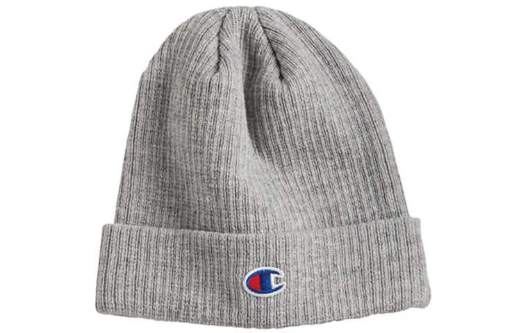 Champion Acrylic Beanies Unisex Gray