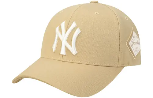 MLB Wool Blend Baseball Caps Unisex Light Khaki