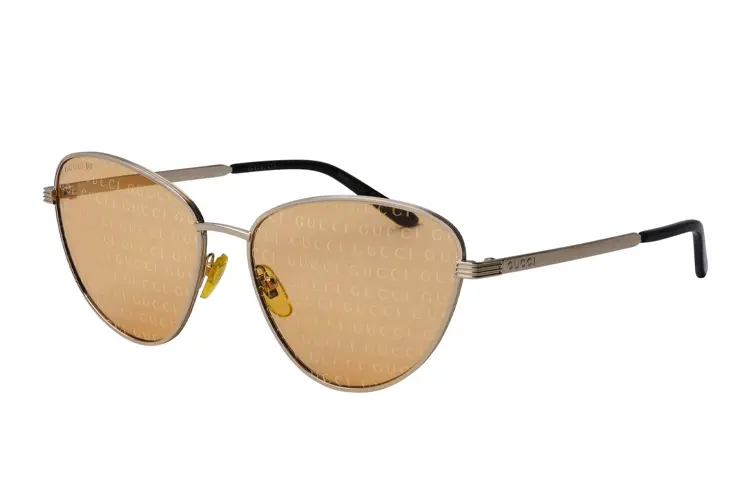 GUCCI Cat Eye Logo Sunglasses