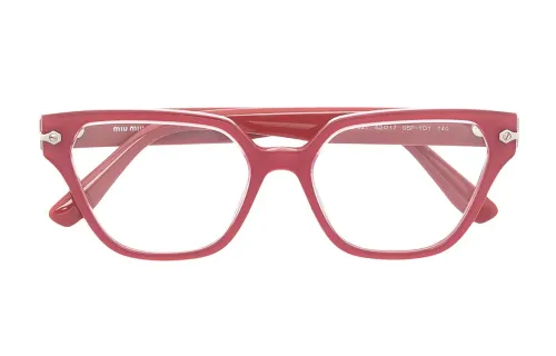 MIU MIU Prescription Glasses Unisex Raspberry Pink