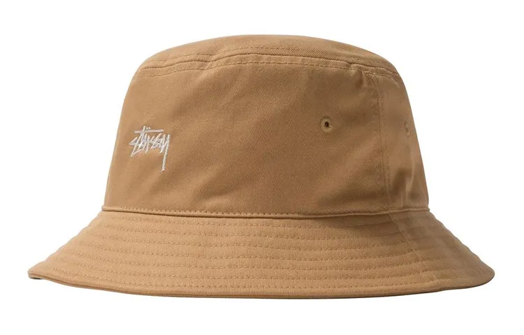 Stussy Logo Embroidered Bucket Hat