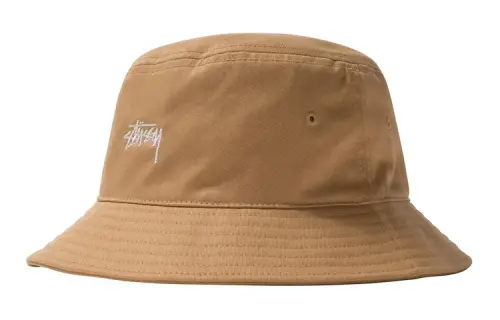 Stussy Logo Embroidered Bucket Hat