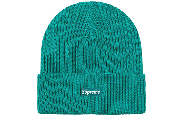 Шапка Supreme FW20 Week 7 Wide Rib Beanie (черная) — фото 7