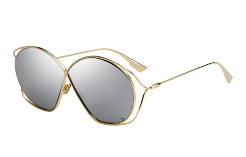 DIOR Sunglasses Women's Gold Gray