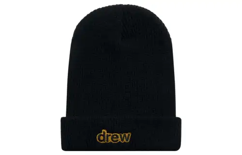 Drew House Acrylic Beanies Unisex Black