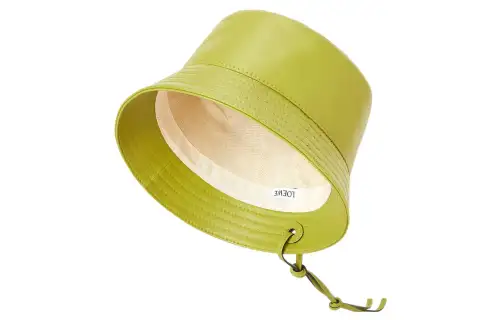 LOEWE Bucket Hats Unisex Lime Yellow