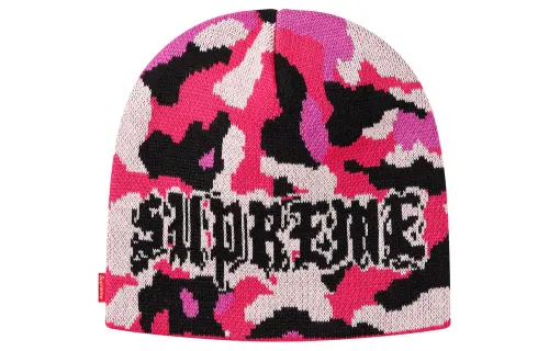 Supreme Paris Camo Beanie