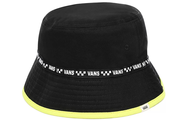 Женская панама Vans Double Sided (черно-желтая)