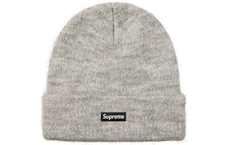 Шапка Supreme FW20 Week 9 Mohair Beanie (серая) — фото 2