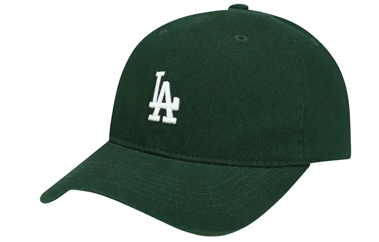 MLB Cotton Baseball Caps CP77 Unisex Olive Green