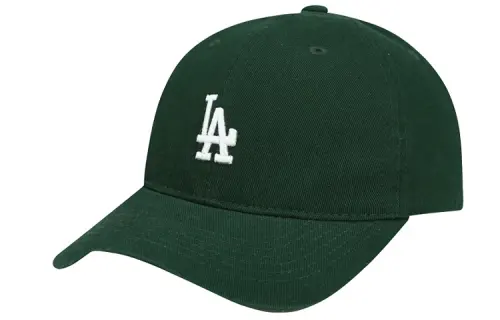 MLB Cotton Baseball Caps CP77 Unisex Olive Green