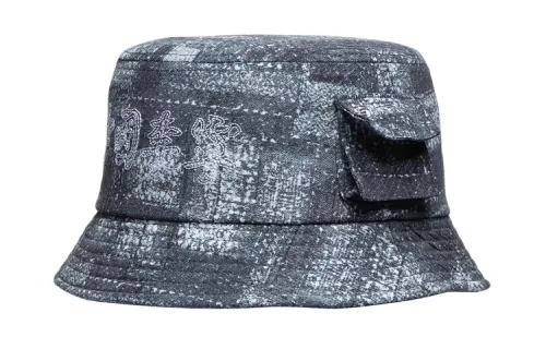 Li Ning China Li Ning Bucket Hats Unisex Heather Gray