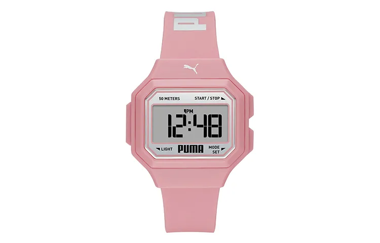 PUMA Wrist Watches Quartz Movement PU Strap Pink Watch Dial Women's Watch P1057