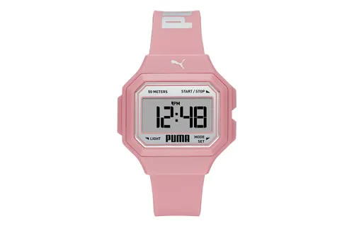 PUMA Wrist Watches Quartz Movement PU Strap Pink Watch Dial Women's Watch P1057