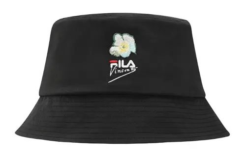 FILA Cotton Bucket Hats Unisex Black