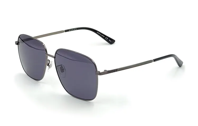 GUCCI Irregular Shape Sunglasses Unisex