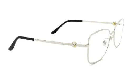 Cartier Prescription Glasses Unisex Silver
