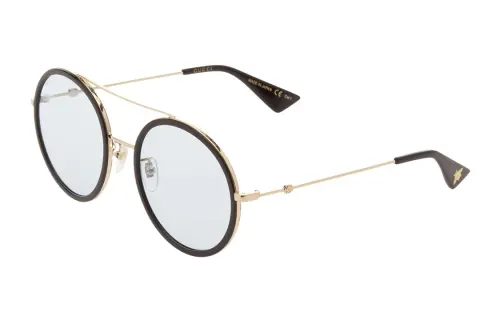 GUCCI Sunglasses Metal Round Sunglasses Women's Gold