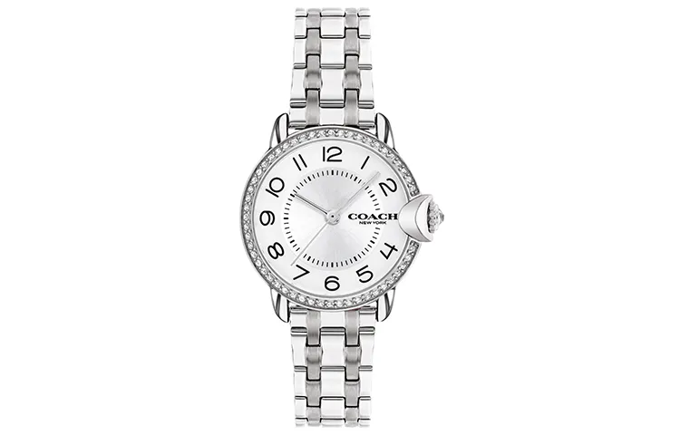 COACH ARDEN Wrist Watches Quartz Movement Stainless Steel Strap Silver Dial Women's Watch