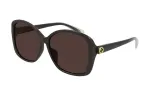 GUCCI Brown Butterfly Sunglasses Women's