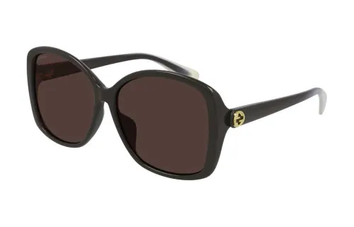 GUCCI Brown Butterfly Sunglasses Women's