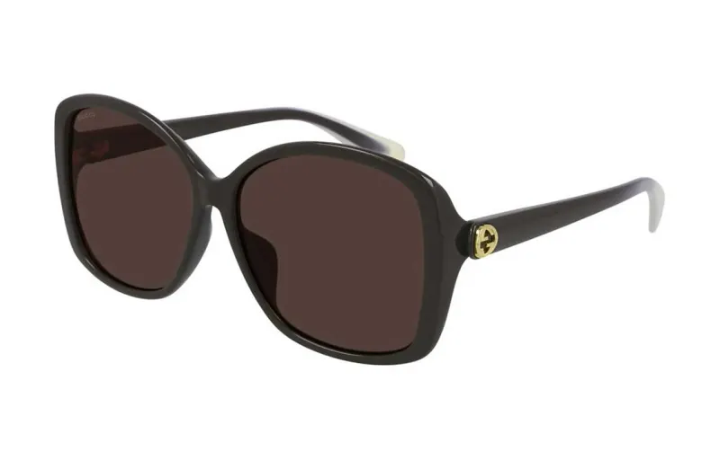 GUCCI Brown Butterfly Sunglasses Women's