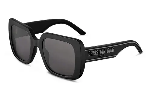 DIOR WilDIOR S3U Frame Square Sunglasses Black