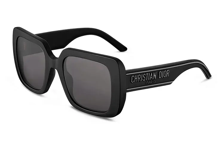 DIOR WilDIOR S3U Frame Square Sunglasses Black