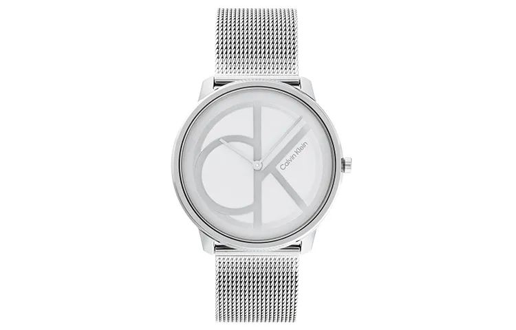 CALVIN KLEIN Wrist Watches Quartz Movement Stainless Steel Strap Silver Dial Men's Watches