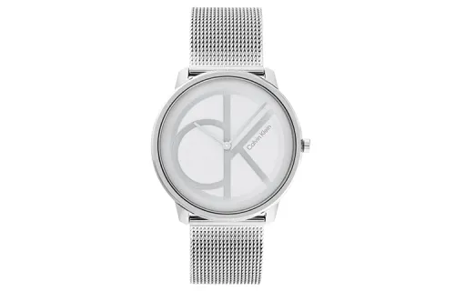 CALVIN KLEIN Wrist Watches Quartz Movement Stainless Steel Strap Silver Dial Men's Watches