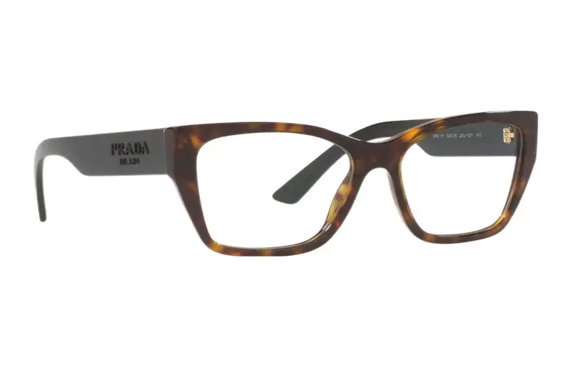 PRADA Eyewear Rectangular Frame Glasses