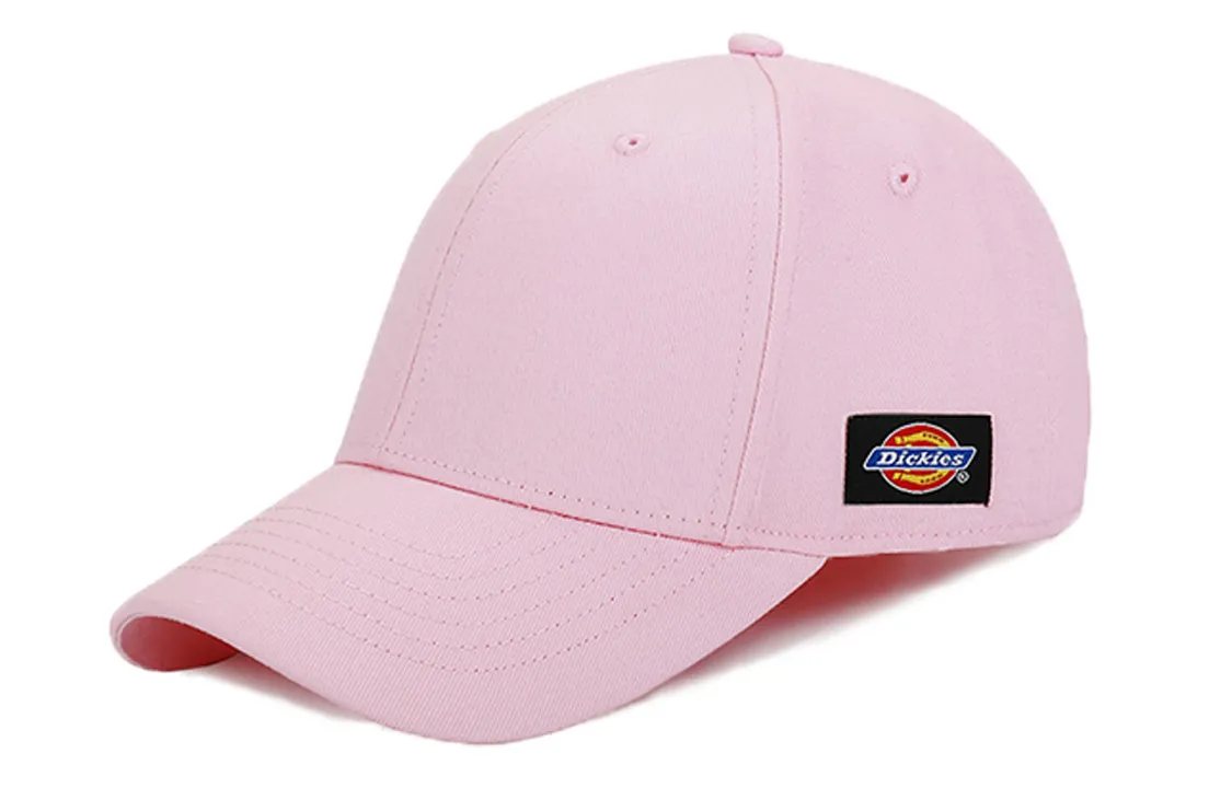Dickies Cotton Baseball Caps Unisex Pink