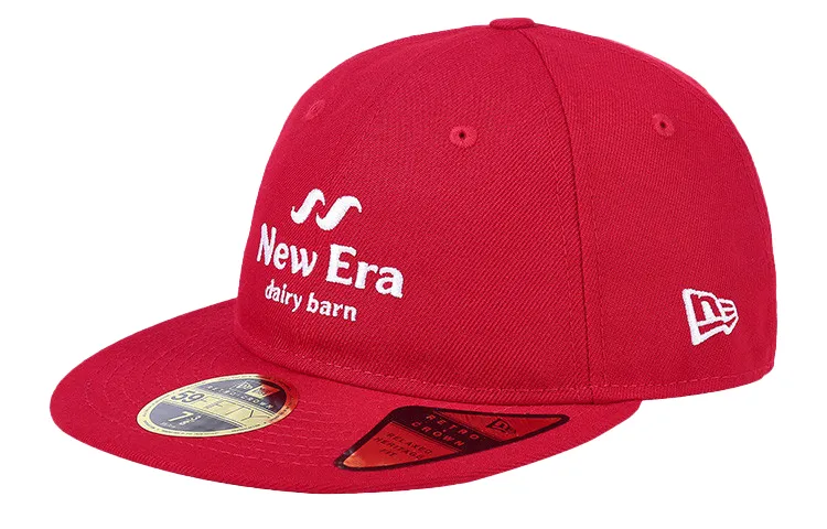 New Era Cotton Baseball Caps Unisex Sky Blue/Red