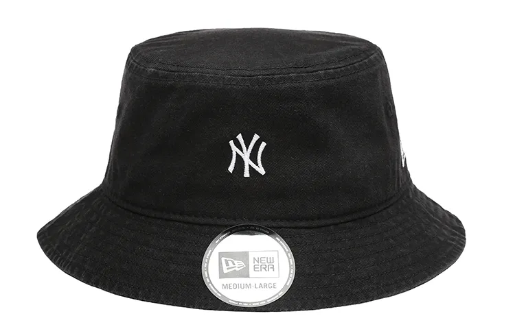 New Era Cotton Bucket Hats Unisex Black