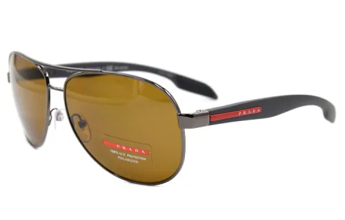 PRADA Alloy Aviator Sunglasses Men's