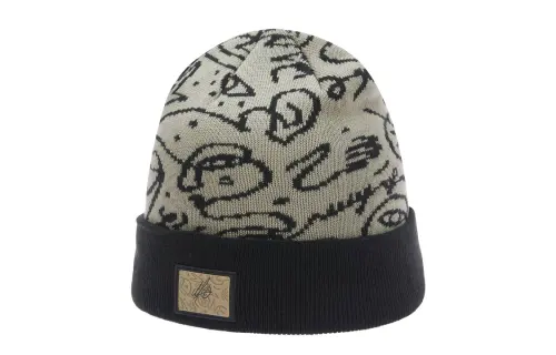 Li Ning Acrylic Beanies Unisex Dusty Khaki