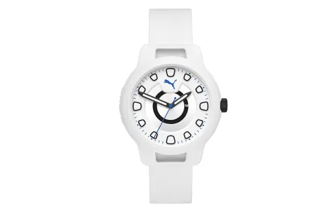 PUMA Wrist Watches Quartz Movement Silicone Strap White Dial Men's Watches