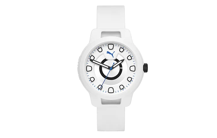 PUMA Wrist Watches Quartz Movement Silicone Strap White Dial Men's Watches