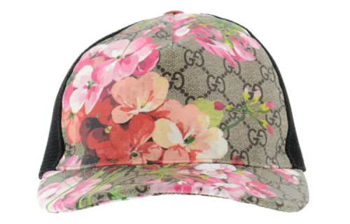 GUCCI Blooms Gg Supreme Canvas Baseball Cap