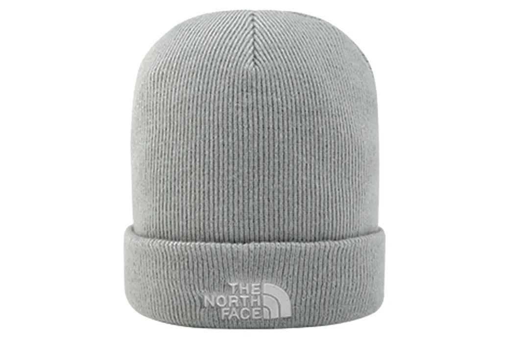 THE NORTH FACE Wool Blend Beanies US Version Unisex Gray