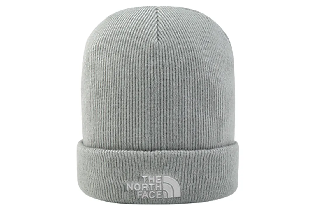 THE NORTH FACE Wool Blend Beanies US Version Unisex Gray