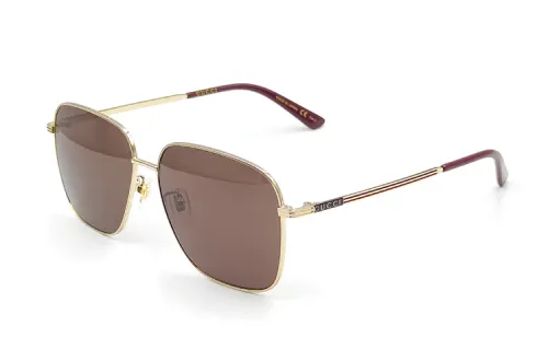GUCCI Irregular Shape Sunglasses Unisex