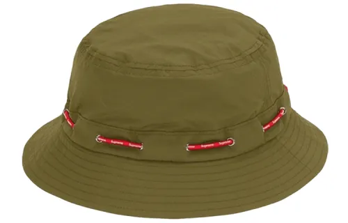 Supreme Nylon Bucket Hats Unisex Olive