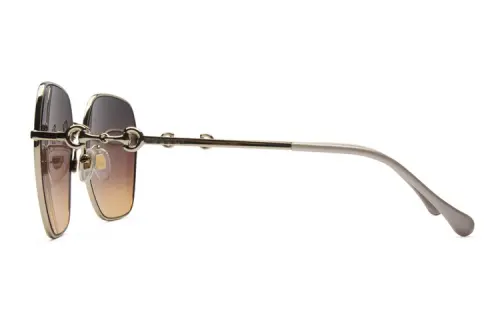 GUCCI Horsebit Square Sunglasses Women's