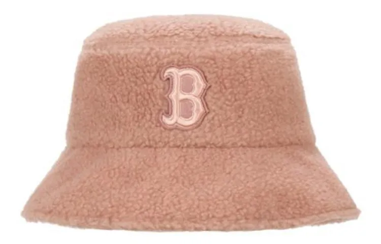 MLB Wool Blend Bucket Hats Unisex Dark Pink