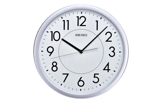 SEIKO Quartz Movement Polyester Plastic Shell Wall Clock Unisex White QXA629S