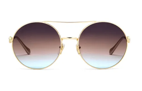 GUCCI Horsebit Round Sunglasses Unisex