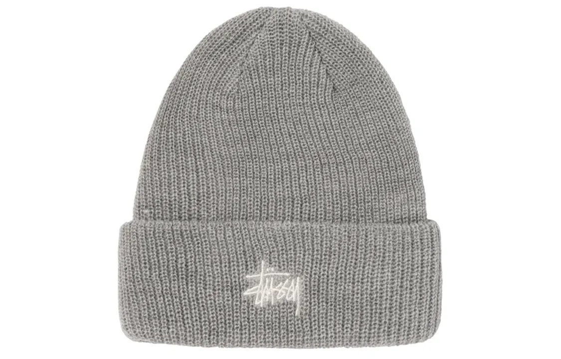Stussy logo-embroidered beanie