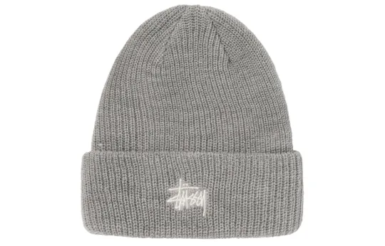 Stussy logo-embroidered beanie