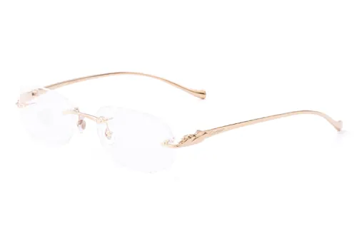 Cartier Oval Frameless Glasses